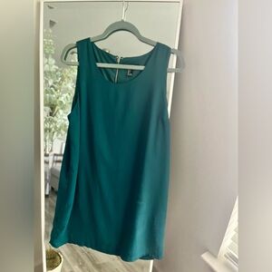 Forever 21 Turquoise Zip-up Shift Dress